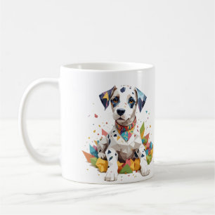 Mug Dalmatien Jouer adorable animal amusant animal col