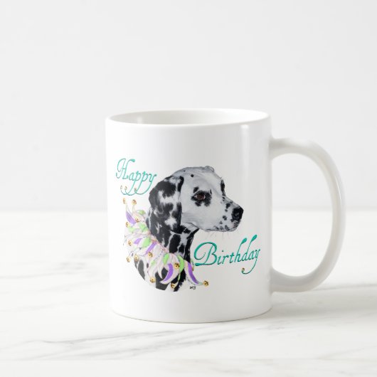 Mug Dalmatien Joyeux Anniversaire (Droite)