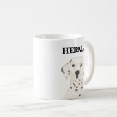 Mug Dalmatien personnalisé (Devant droit)
