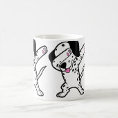Mug Dalmatien qui fait le dab Danse drôle de dab de ch (Centre)
