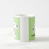 Mug Dalmatien Woof | Chien chiot mignon (Centre)