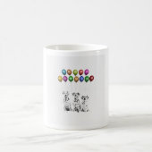 Mug Dalmatiens : Bonne année 2016 (Centre)