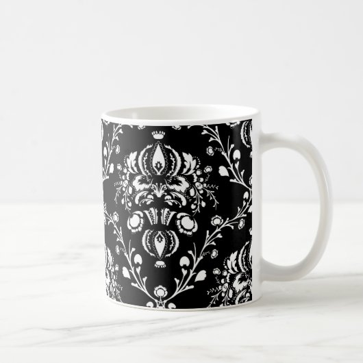 Mug Damas noir et blanc (Droite)