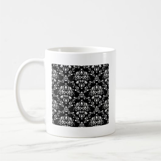 Mug Damas noir et blanc (Gauche)