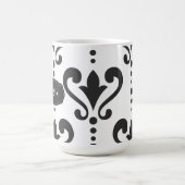 Mug Damas noir et blanc de luxe (Centre)
