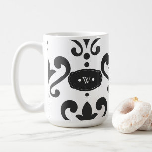 Mug Damas noir et blanc de luxe