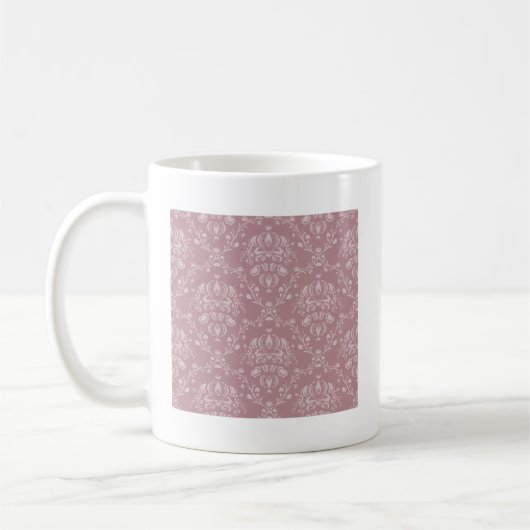 Mug Damas violet et blanc (Gauche)
