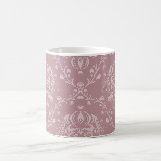 Mug Damas violet et blanc (Centre)