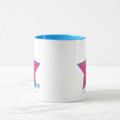 Mug Damask Aqua-Magenta 2 (Centre)