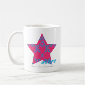 Mug Damask Aqua-Magenta 2 (Gauche)