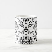 Mug Damask blanc et noir (Centre)