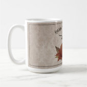 Mug Damask, Citrouille de Thanksgiving (Gauche)