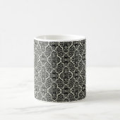 Mug Damask Simple Classique, Noir (Centre)
