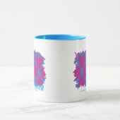 Mug Damassé 2 Aqua-Pourpres (Centre)