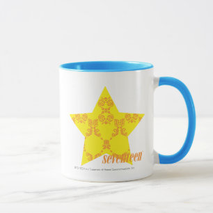 Mug Damassé 3 jaune-orange