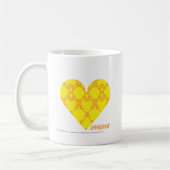 Mug Damassé 4 jaune-orange (Gauche)