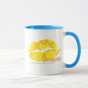 Mug Damassé jaune-orange