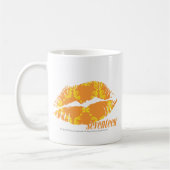 Mug Damassé jaune-orange (Gauche)