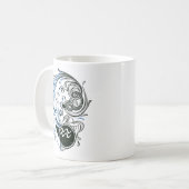 Mug Dame Art déco Aquarius (Devant gauche)