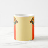 Mug dame art déco avec ventilateur (Centre)