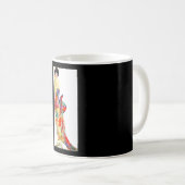 Mug Dame Art déco en forme (Devant droit)