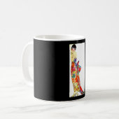 Mug Dame Art déco en forme (Devant gauche)