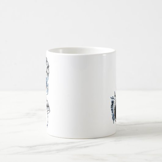 Mug Dame Art déco Scorpio (Centre)