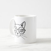Mug Dame aux chats (Devant gauche)
