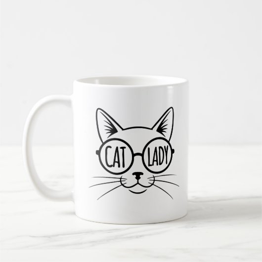 Mug Dame aux chats (Gauche)