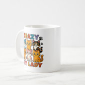 Mug Dame aux Chats Empilage de Chats (Devant gauche)