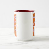Mug Dame aux fleurs roses - Orange (Centre)