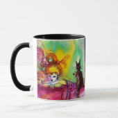 Mug DAME AVEC CHAT NOIR / Mascarade vénitienne (Gauche)
