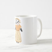 Mug Dame Blaireau Adorable (Devant droit)