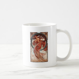 Mug Dame d'art déco de danse de Mucha
