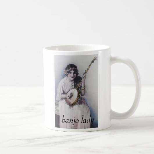 Mug dame de banjo (Droite)