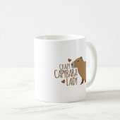 Mug dame de capybara folle (Devant droit)
