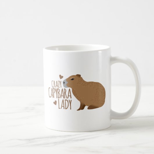 Mug dame de capybara folle (Droite)