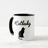 Mug dame de chat (Devant gauche)