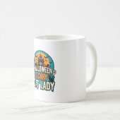 Mug Dame de chat Halloween Épouvantable Maison hantée (Devant droit)