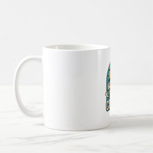 Mug Dame de chat Halloween Épouvantable Maison hantée (Gauche)
