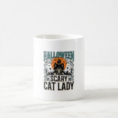 Mug Dame de chat Halloween Maison hantée effrayante Vi (Centre)