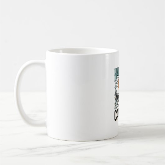Mug Dame de chat Halloween Maison hantée effrayante Vi (Gauche)