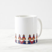 Mug Dame de chat oiseau fou (Devant droit)