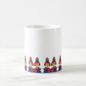 Mug Dame de chat oiseau fou (Centre)