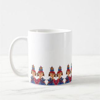 Mug Dame de chat oiseau fou