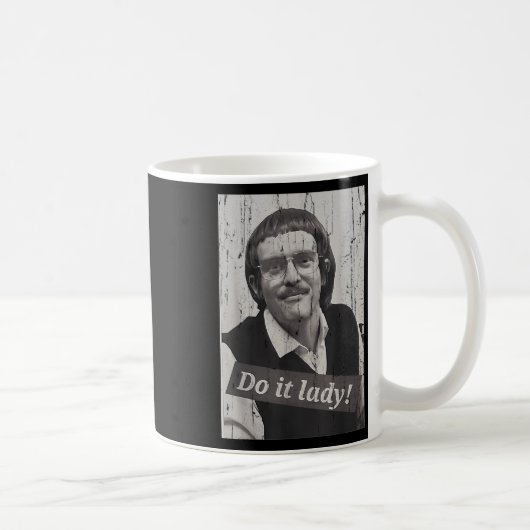 Mug Dame de faire drôle bavarder humour (Droite)