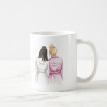 Mug Dame de honneur ? Domestique blonde de petit pain<br><div class="desc">Demandez à vos amis et famille de se tenir près de vous avec un souvenir fonctionnel ! Sur cette tasse, une jeune mariée d'une chevelure de longue brune foncée est décrite avec sa dame de honneur blonde de petit pain. Le dos indique "vous sera ma dame de honneur ?". Je...</div>