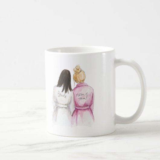 Mug Dame de honneur ? Domestique blonde de petit pain (Droite)