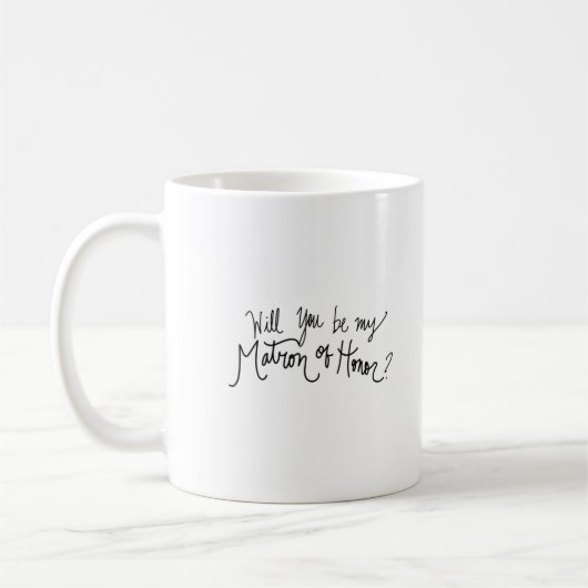 Mug Dame de honneur ? Infirmière foncée de Br de jeune (Gauche)