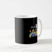 Mug Dame de la cantine scolaire drôle professeur d'équ (Devant droit)